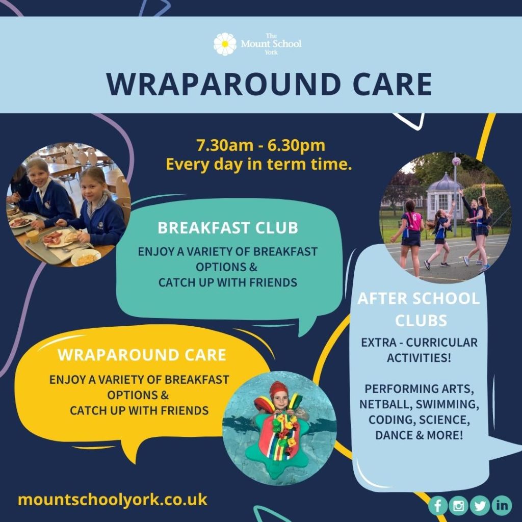 Wraparound Care Flyer (Instagram Post) The Mount School